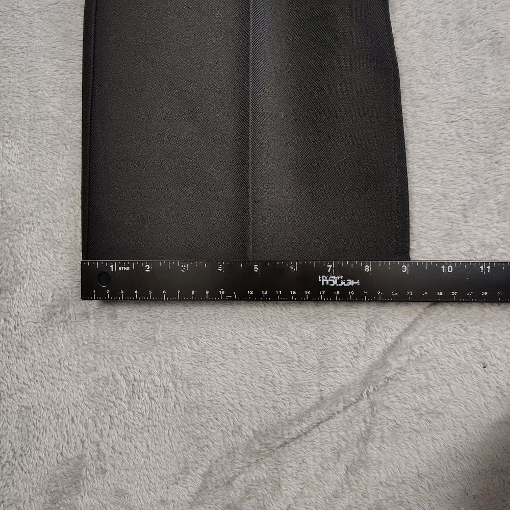 VTG 60's Levi's Pants Dacron Polyester Men's Pleated Black 38x30 Distress - Picture 5 of 16